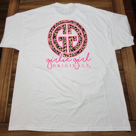 Girlie Girl Originals SS White Tee "Trademark" - Size 2XL - Picture 2 of 5